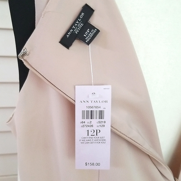 Ann Taylor Color Block Dress Petite - Picture 4 of 5
